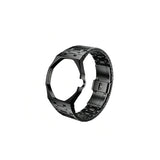 Oak Pop Exclusive Black Steel Strap
