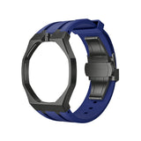 Oak Pop Black Steel Case & Silicone Strap