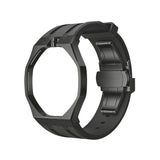 Oak Pop Black Steel Case & Silicone Strap