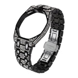 Royal Oak Pop Exclusive Bioceramic Case & Bioceramic Strap Full Diamond