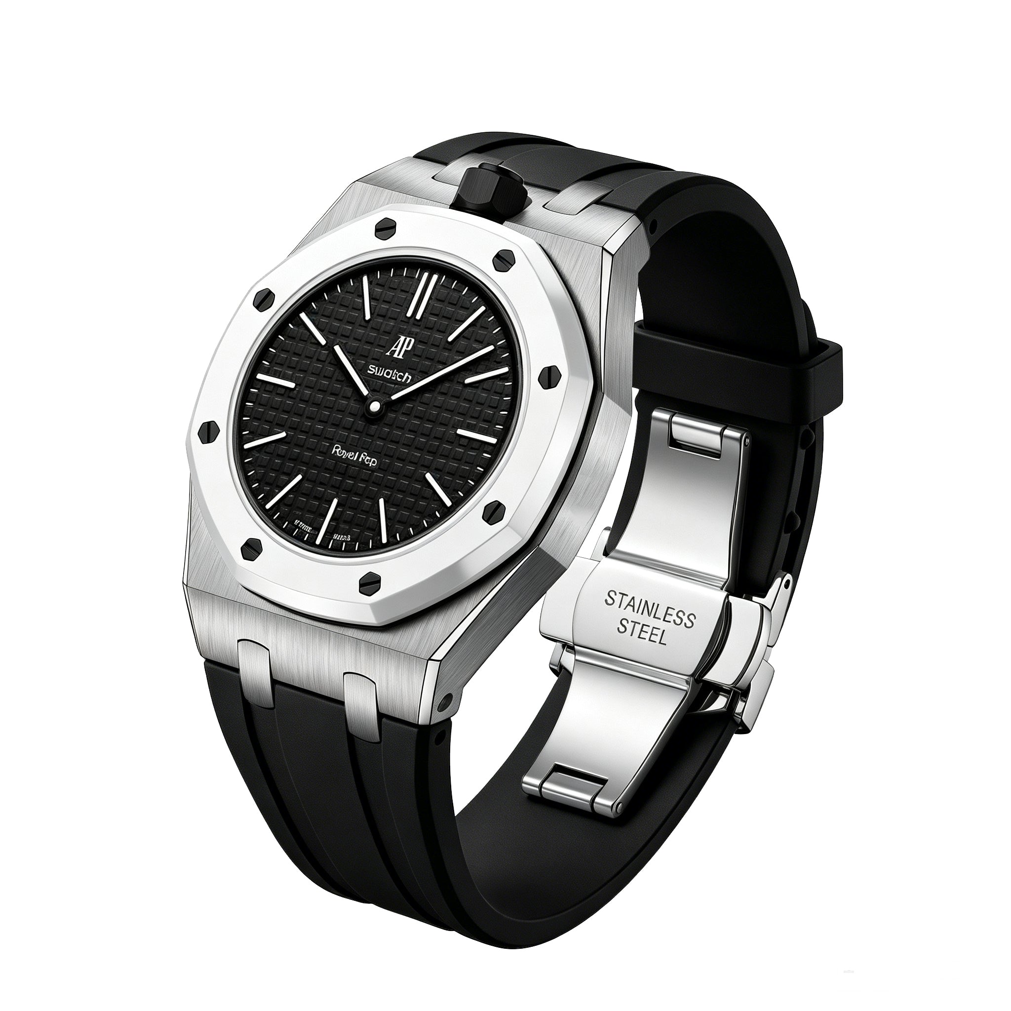 Royal Oak Pop Exclusive Steel Case & Silicone Strap With Cradle