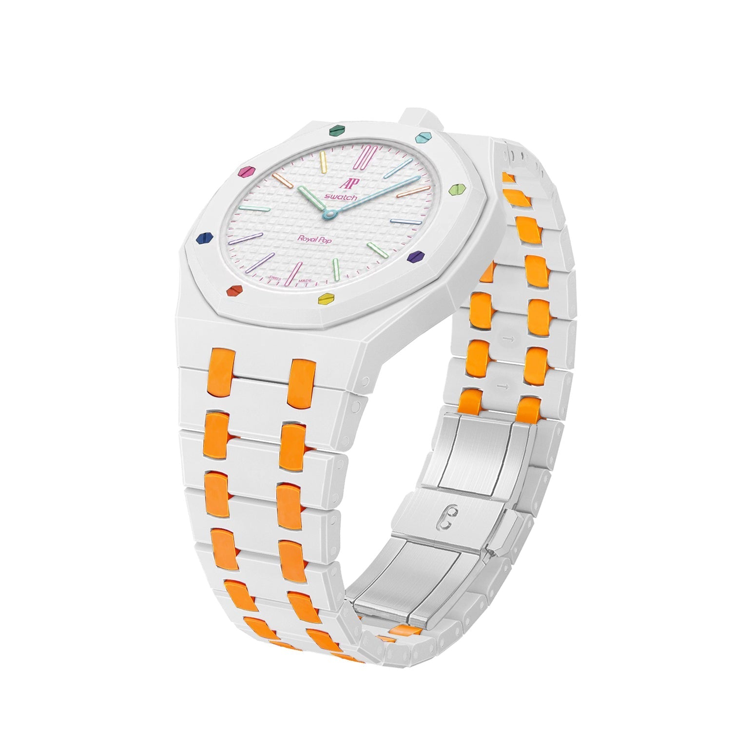 Royal Oak Pop Exclusive Bioceramic Case & Bioceramic Strap Mix Color