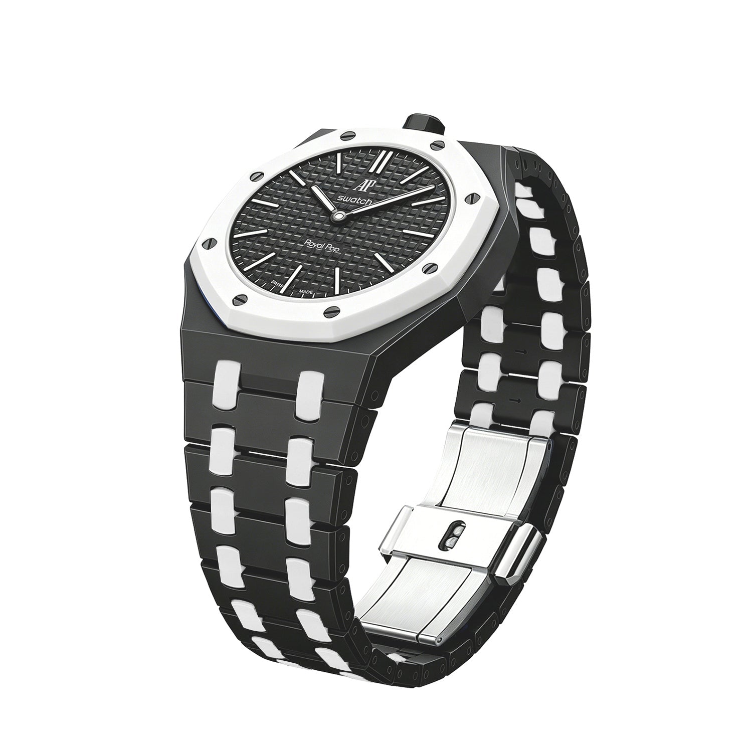 Royal Oak Pop Exclusive Bioceramic Case & Bioceramic Strap Mix Color