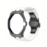 Oak Pop Black Steel Case & Silicone Strap