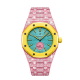 Royal Oak Pop Exclusive Bioceramic Case & Bioceramic Strap Full Diamond