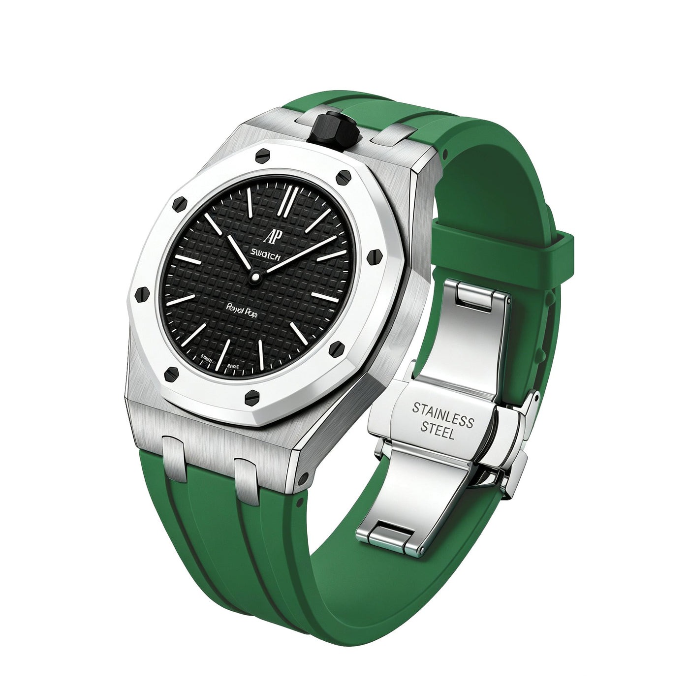 Royal Oak Pop Exclusive Steel Case & Silicone Strap With Cradle