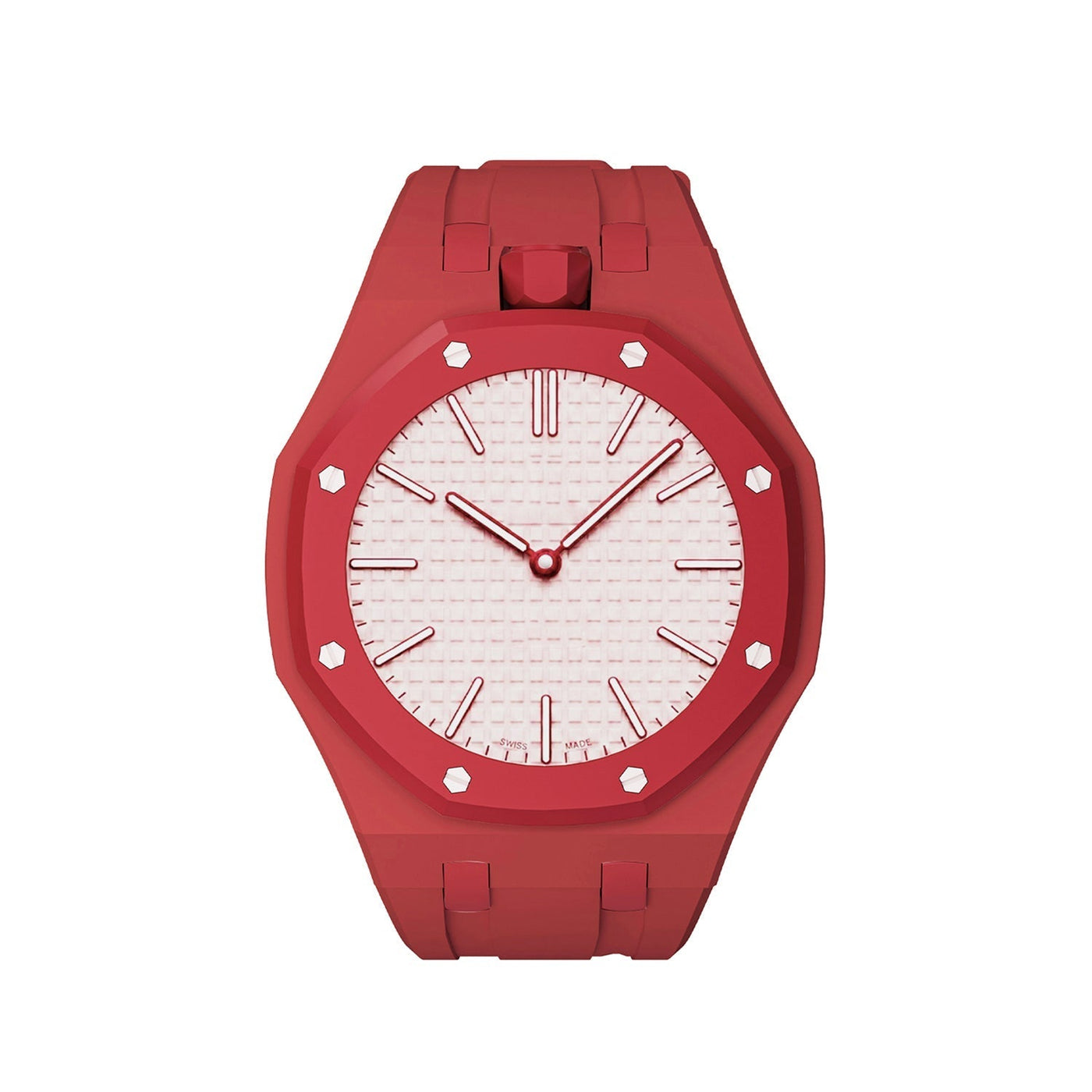 Oak Pop Exclusive Red Silicone Strap