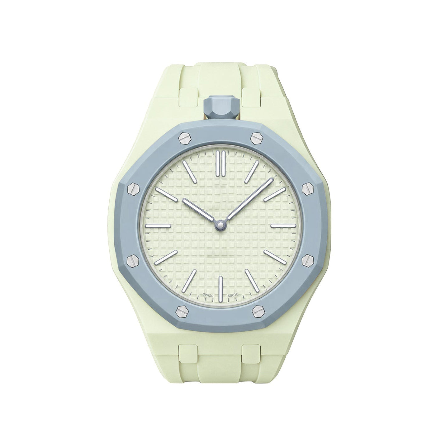 Oak Pop Exclusive Creamy Yellow Silicone Strap