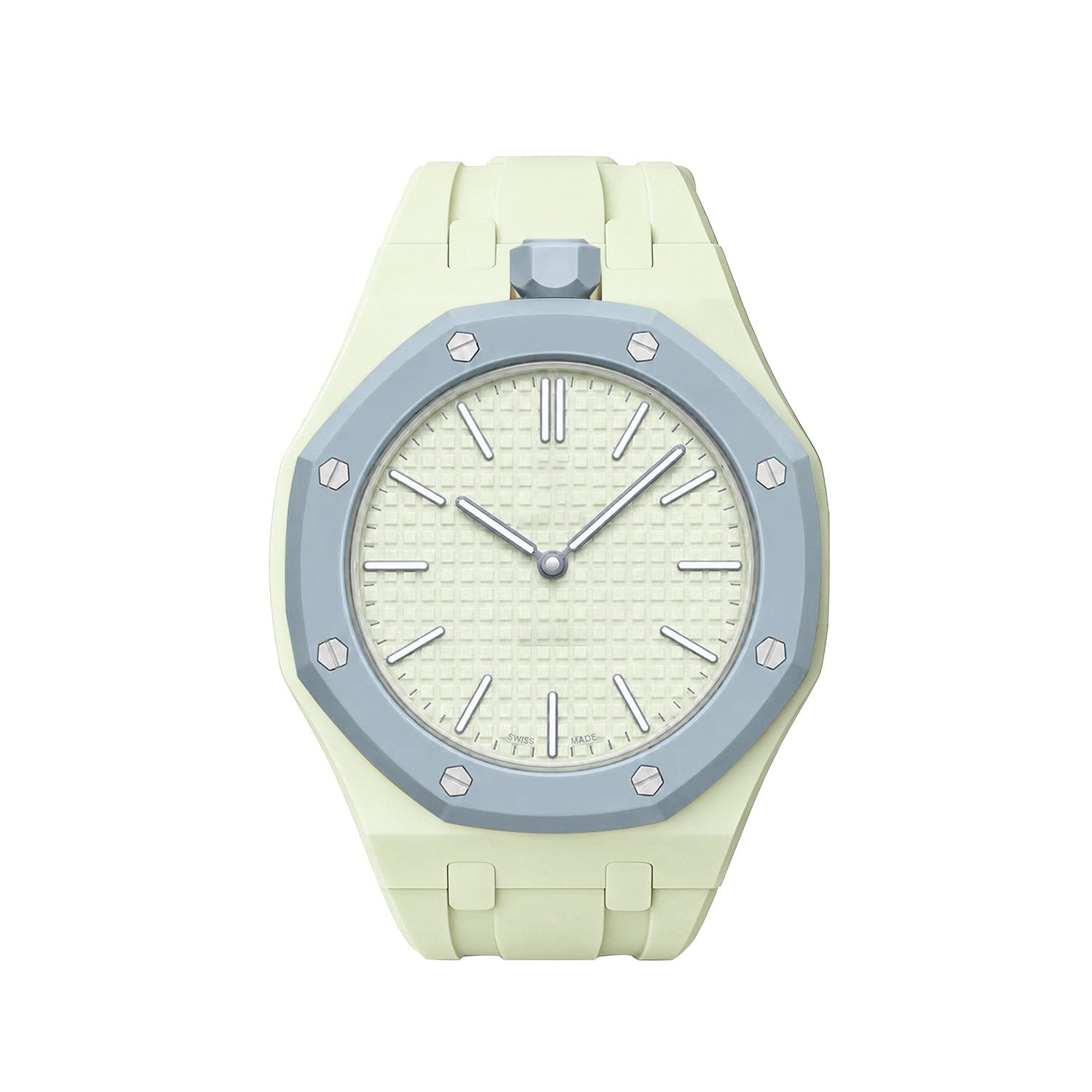 Oak Pop Exclusive Creamy Yellow Silicone Strap
