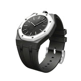 Oak Pop Exclusive Black Silicone Strap