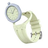 Oak Pop Exclusive Creamy Yellow Silicone Strap