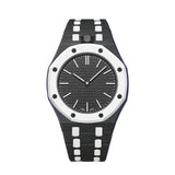 Oak Pop Exclusive Black And White Bioceramic Strap