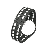 Oak Pop Exclusive Black And White Bioceramic Strap