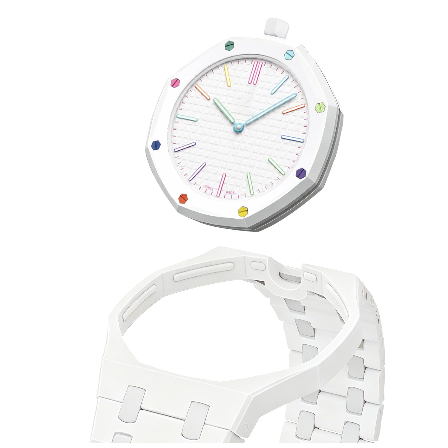 Oak Pop Exclusive White Bioceramic Strap