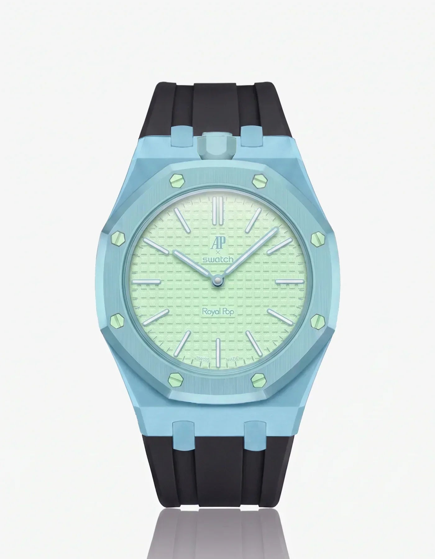 Silicone Strap & Case  Royal Pop  Blaue Acht(Customize  Colors)