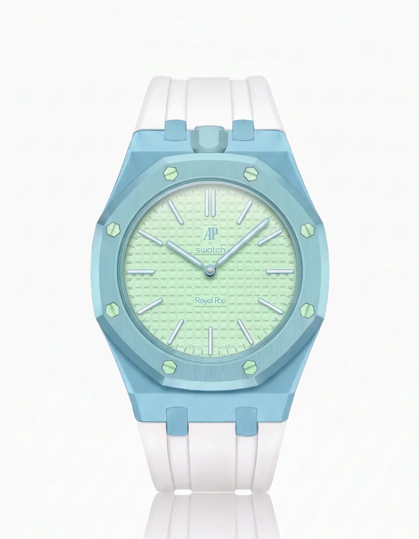 Silicone Strap & Case  Royal Pop  Blaue Acht(Customize  Colors)