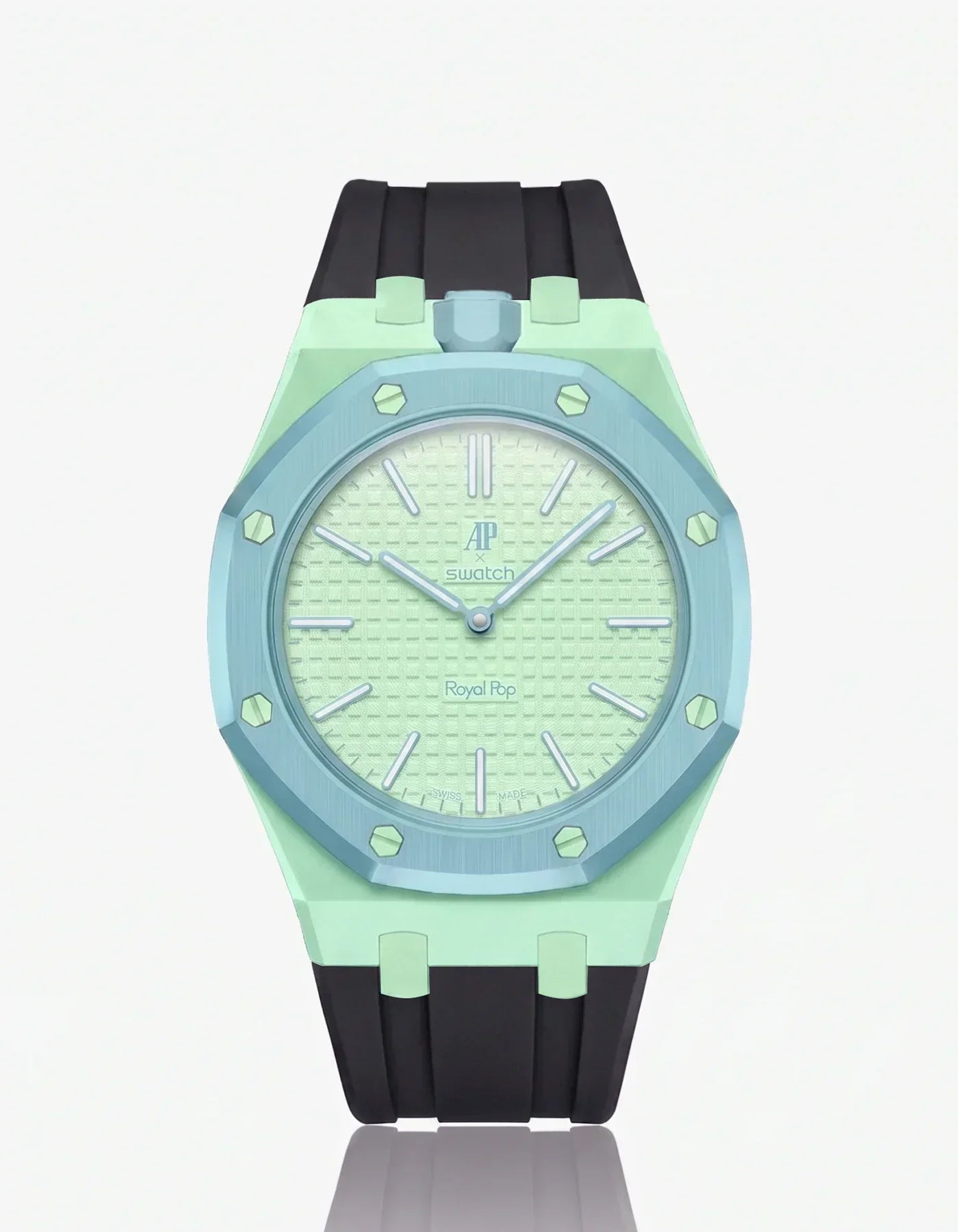 Silicone Strap & Case  Royal Pop  Blaue Acht(Customize  Colors)