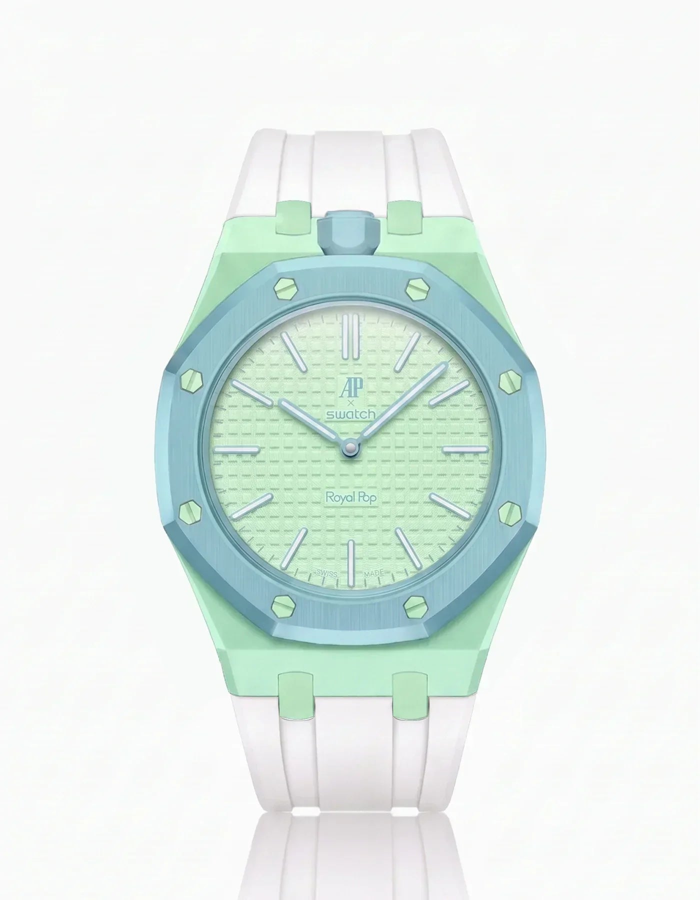 Silicone Strap & Case  Royal Pop  Blaue Acht(Customize  Colors)