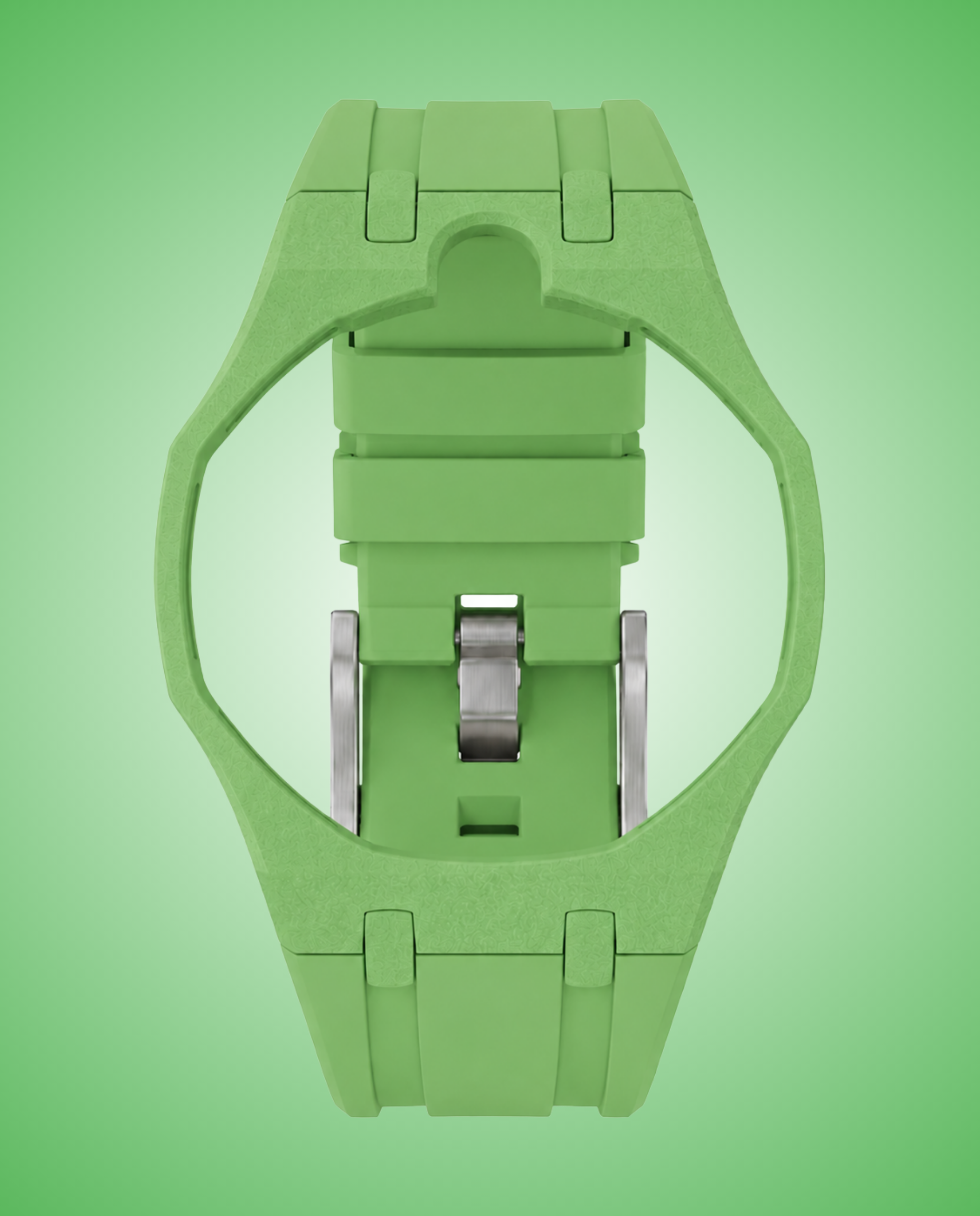 Royal Pop Silicone Bracelet - GREEN EIGHT | CONTRAST