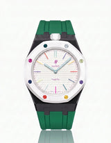 Silicone Strap & Case  Royal Pop Huit Blanc(Customize  Colors)