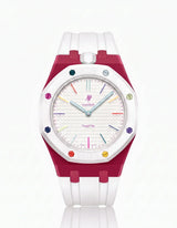 Silicone Strap & Case  Royal Pop Huit Blanc(Customize  Colors)
