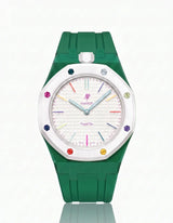 Silicone Strap & Case  Royal Pop Huit Blanc(Customize  Colors)