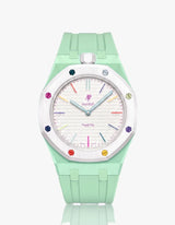 Silicone Strap & Case  Royal Pop Huit Blanc(Customize  Colors)