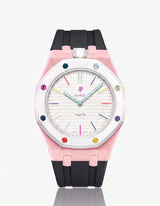 Silicone Strap & Case  Royal Pop Huit Blanc(Customize  Colors)