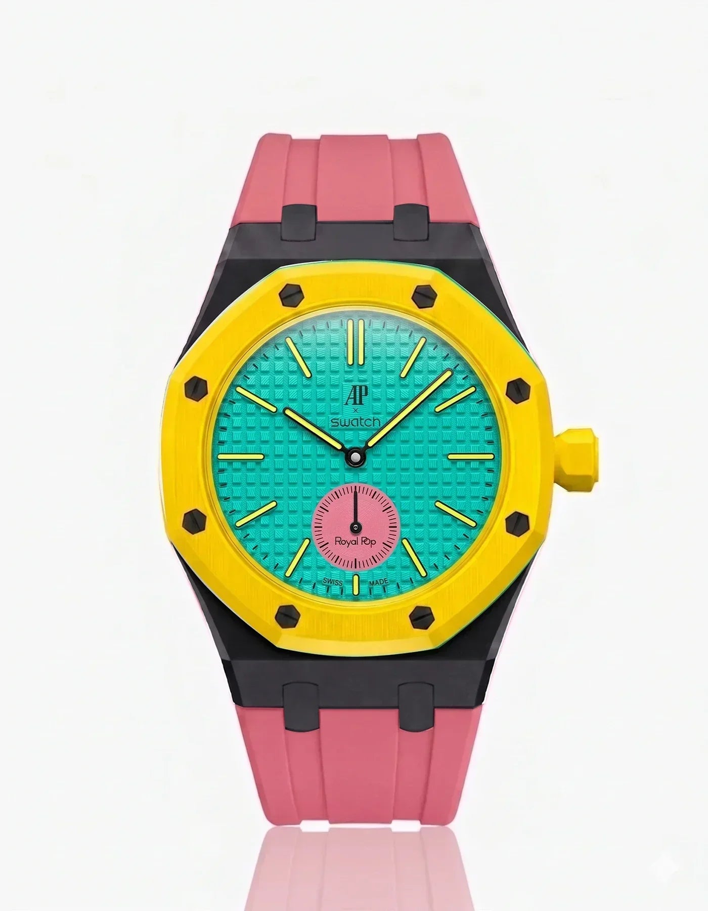 Silicone Strap & Case  Royal Pop Otg Roz(Customize  Colors)