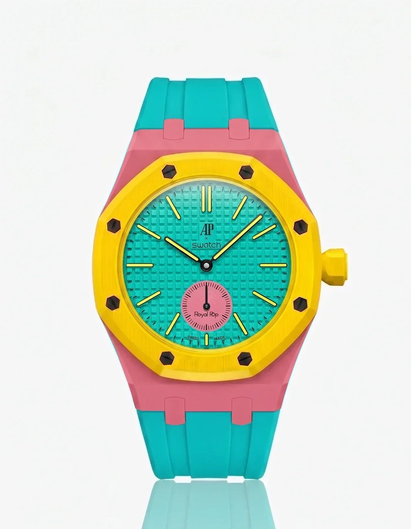 Silicone Strap & Case  Royal Pop Otg Roz(Customize  Colors)
