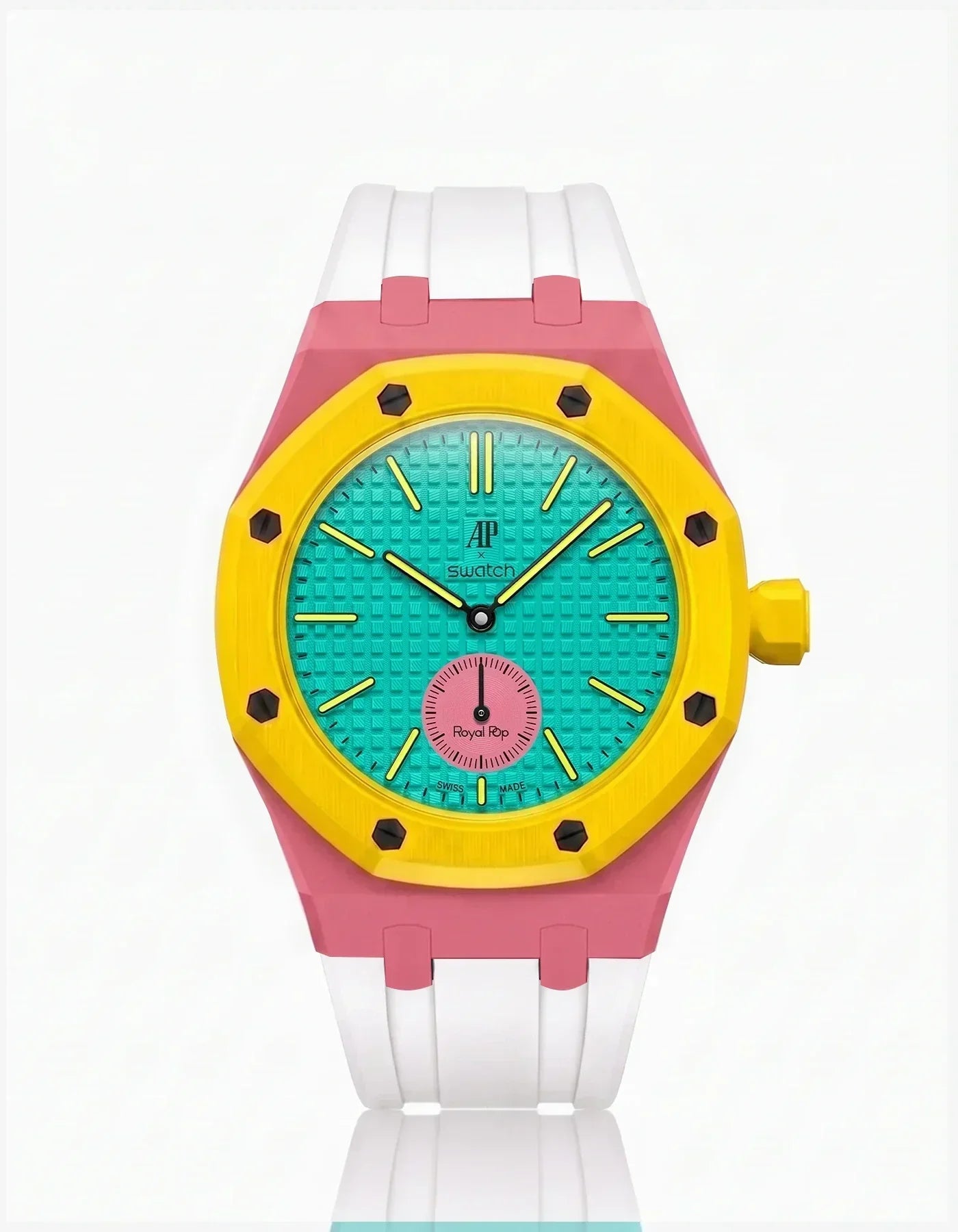 Silicone Strap & Case  Royal Pop Otg Roz(Customize  Colors)