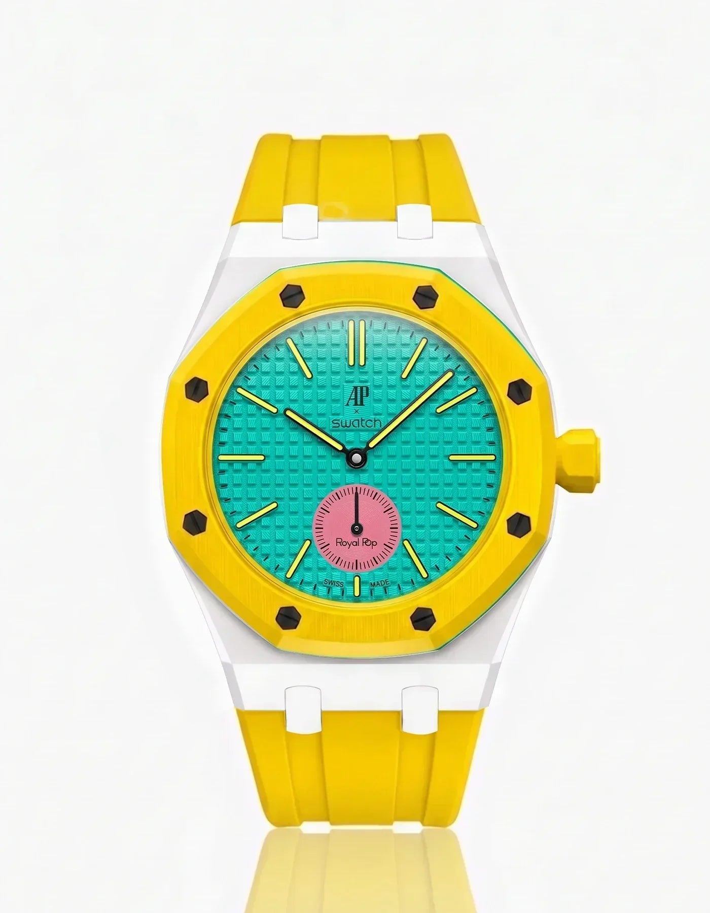 Silicone Strap & Case  Royal Pop Otg Roz(Customize  Colors)