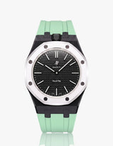 Silicone Strap & Case Royal Pop Ocho Negro(Customize  Colors)