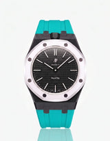 Silicone Strap & Case Royal Pop Ocho Negro(Customize  Colors)