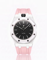 Silicone Strap & Case Royal Pop Ocho Negro(Customize  Colors)