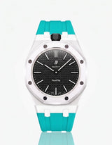 Silicone Strap & Case Royal Pop Ocho Negro(Customize  Colors)