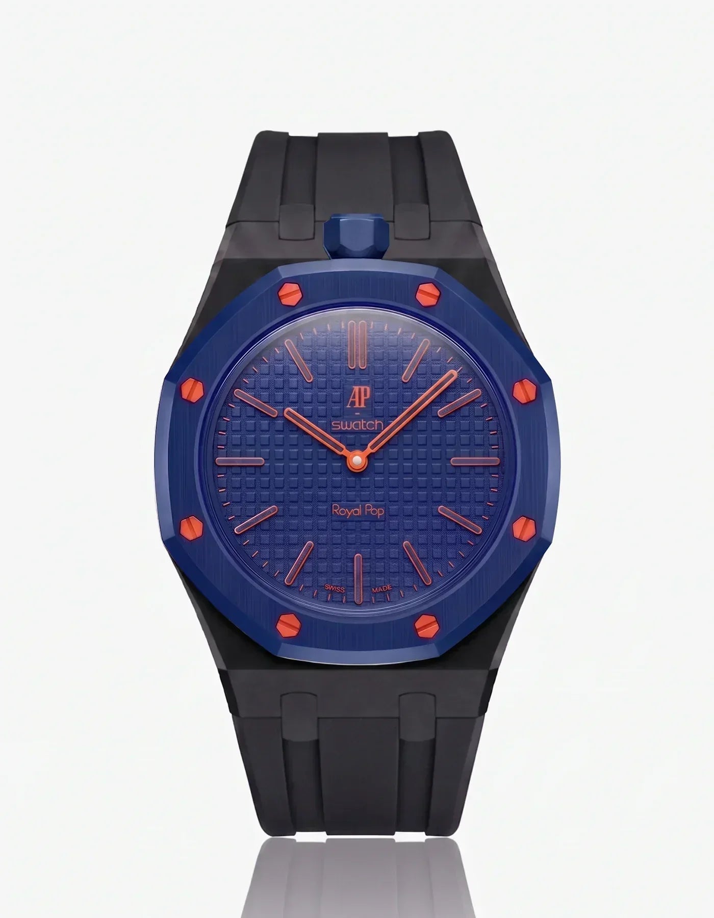 Silicone Strap & Case  Royal Pop Orenji Hachi(Customize  Colors)