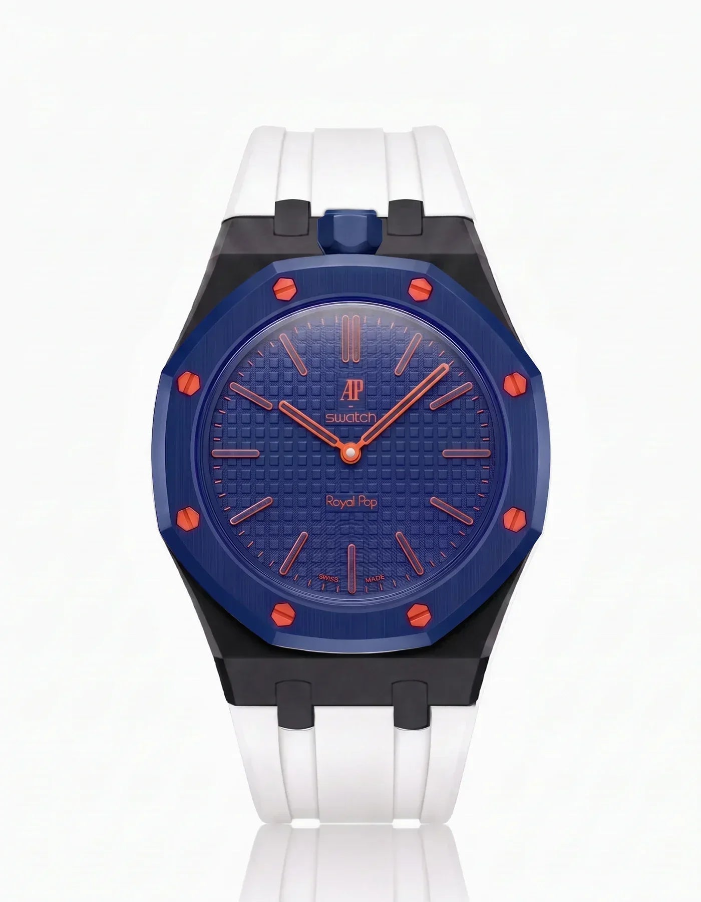 Silicone Strap & Case  Royal Pop Orenji Hachi(Customize  Colors)