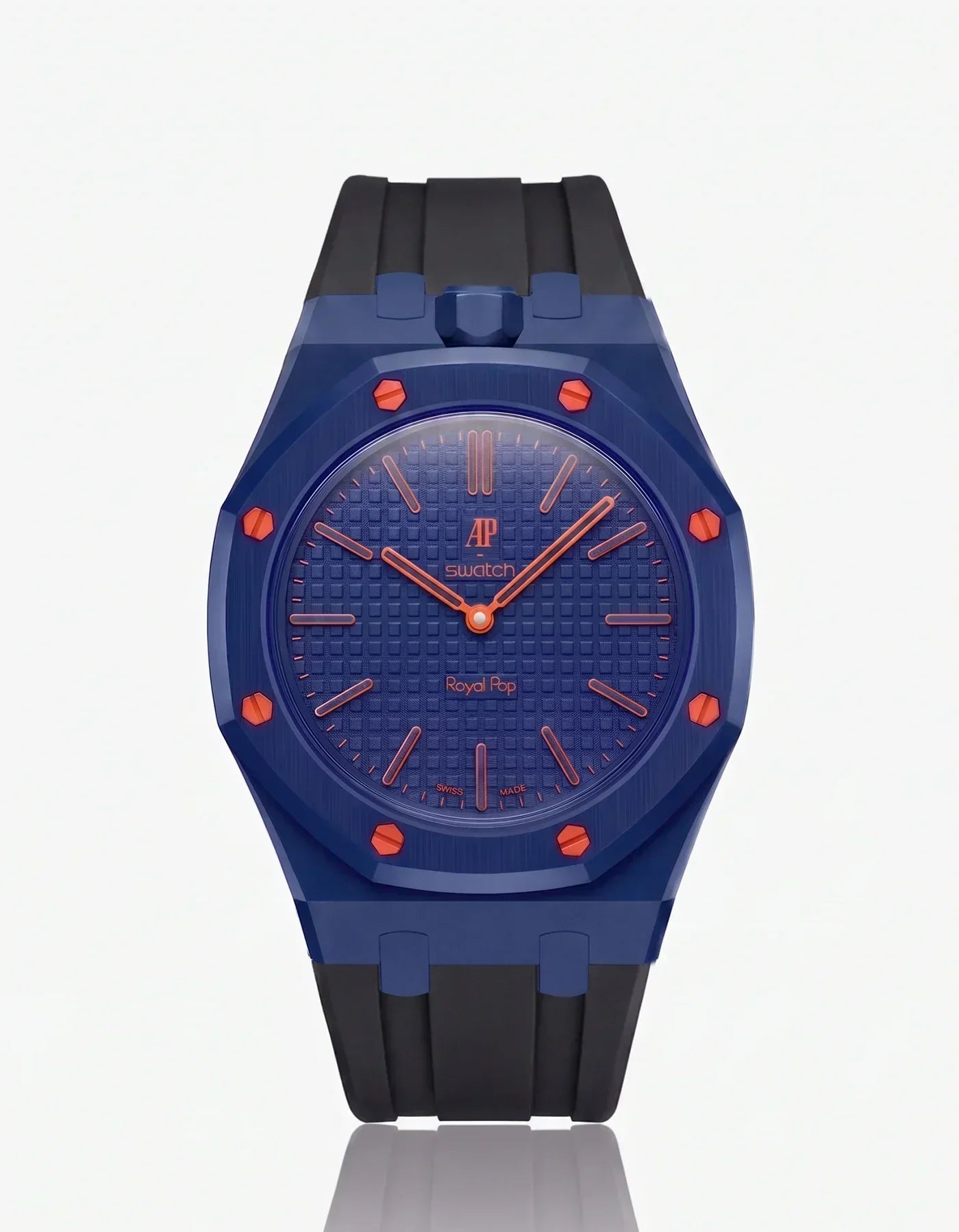 Silicone Strap & Case  Royal Pop Orenji Hachi(Customize  Colors)