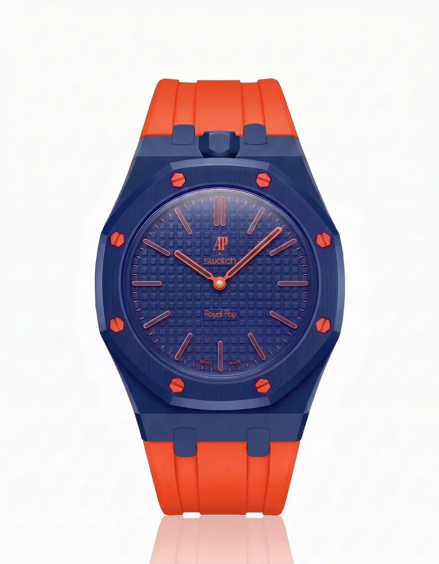 Silicone Strap & Case  Royal Pop Orenji Hachi(Customize  Colors)