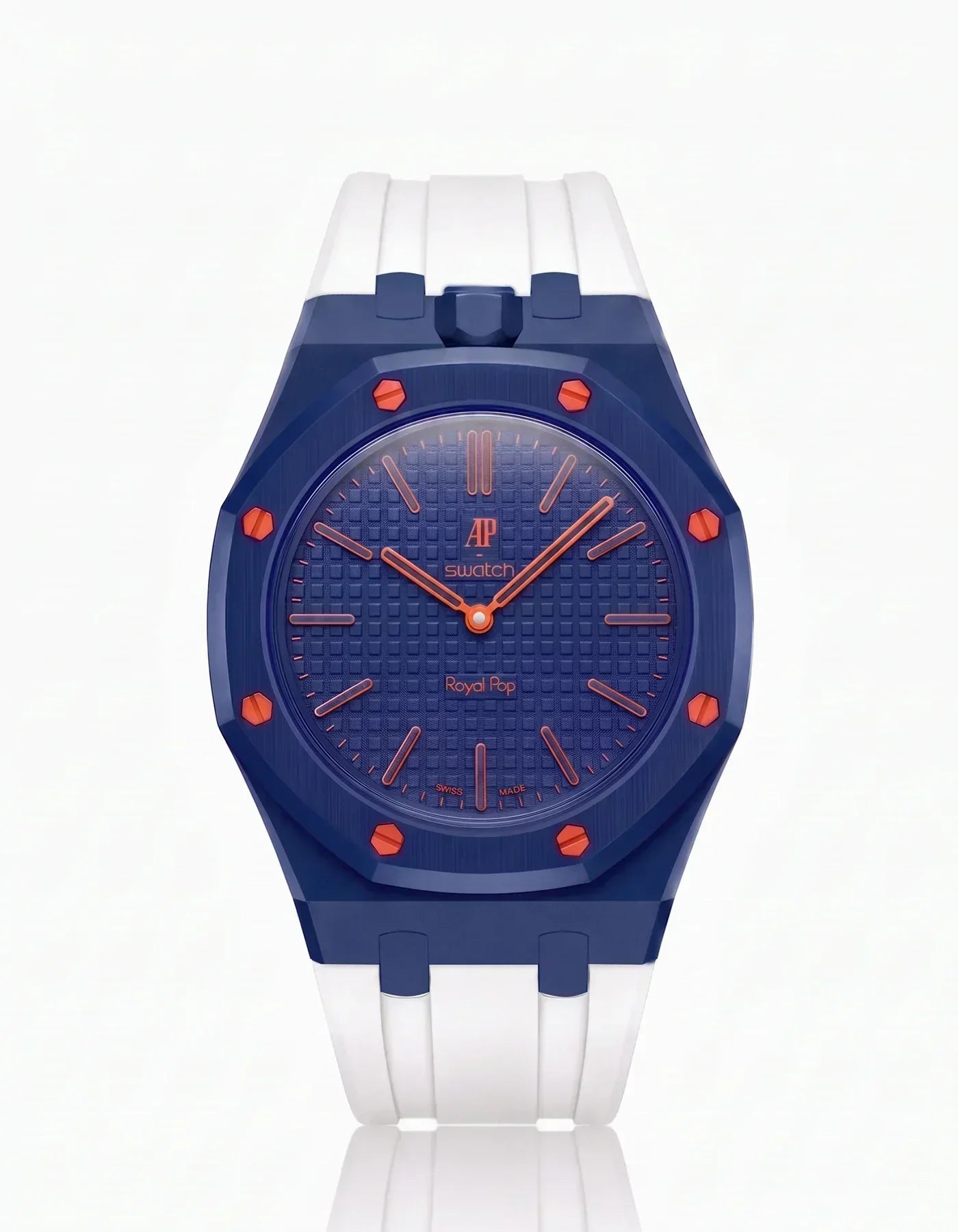Silicone Strap & Case  Royal Pop Orenji Hachi(Customize  Colors)