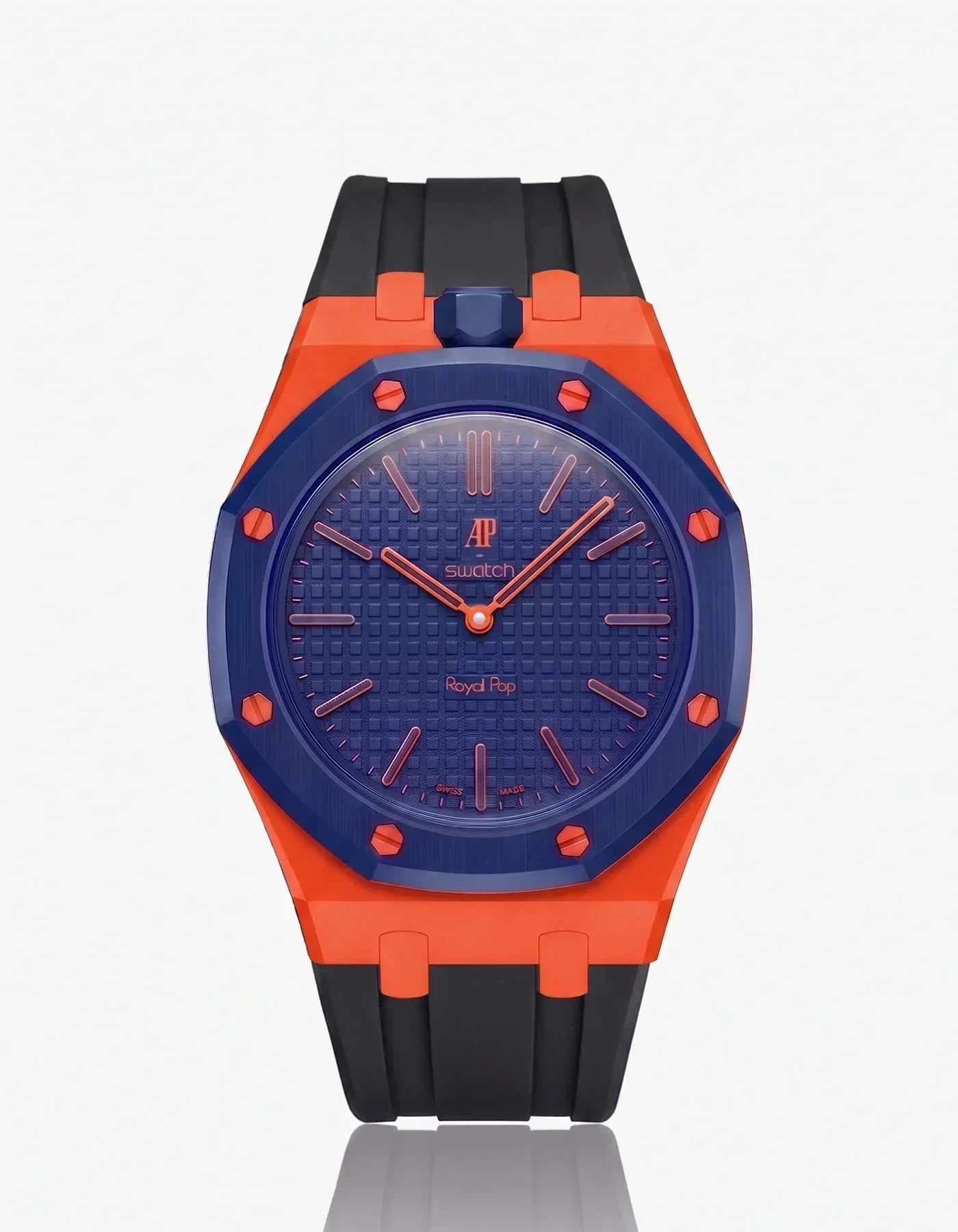 Silicone Strap & Case  Royal Pop Orenji Hachi(Customize  Colors)