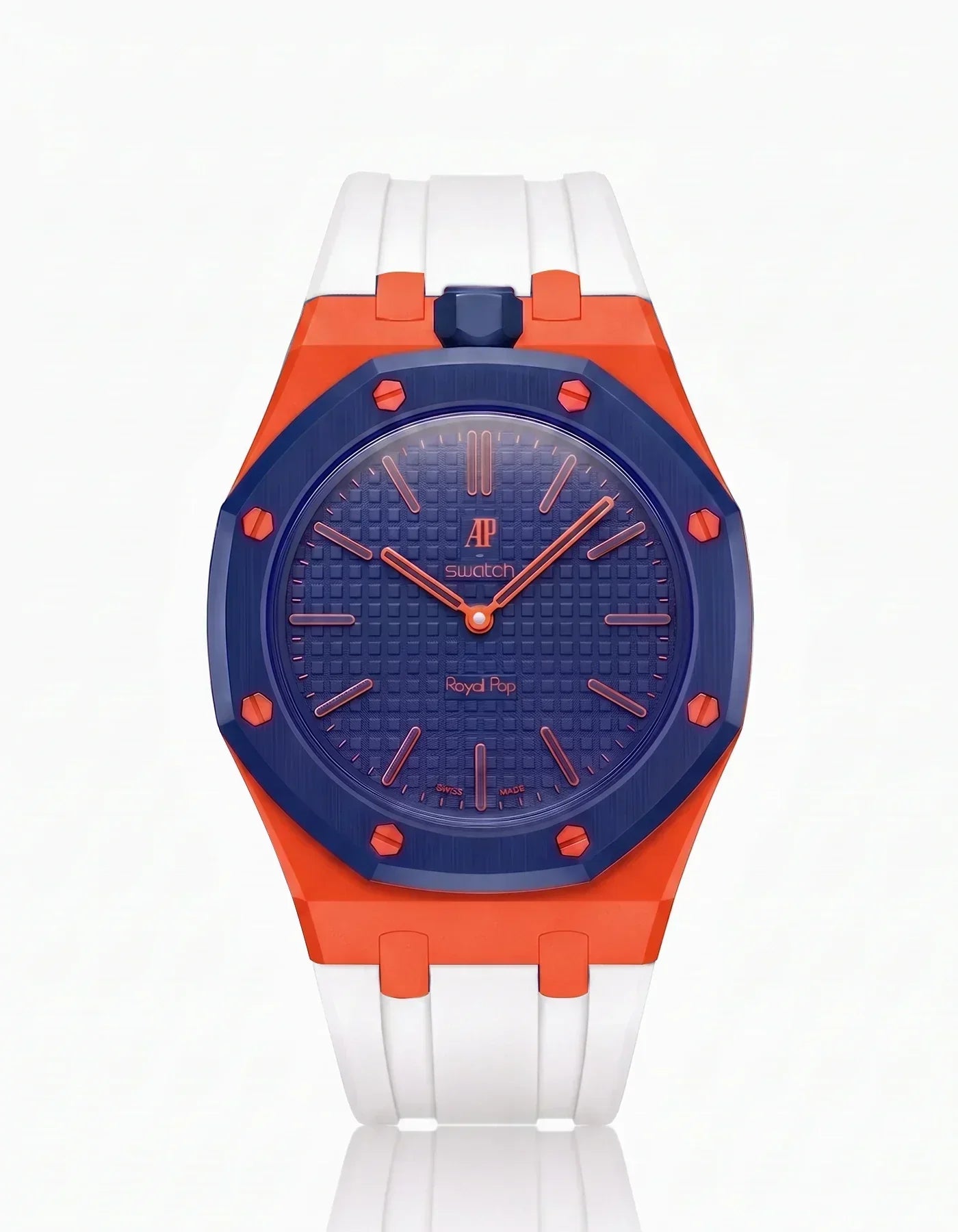 Silicone Strap & Case  Royal Pop Orenji Hachi(Customize  Colors)