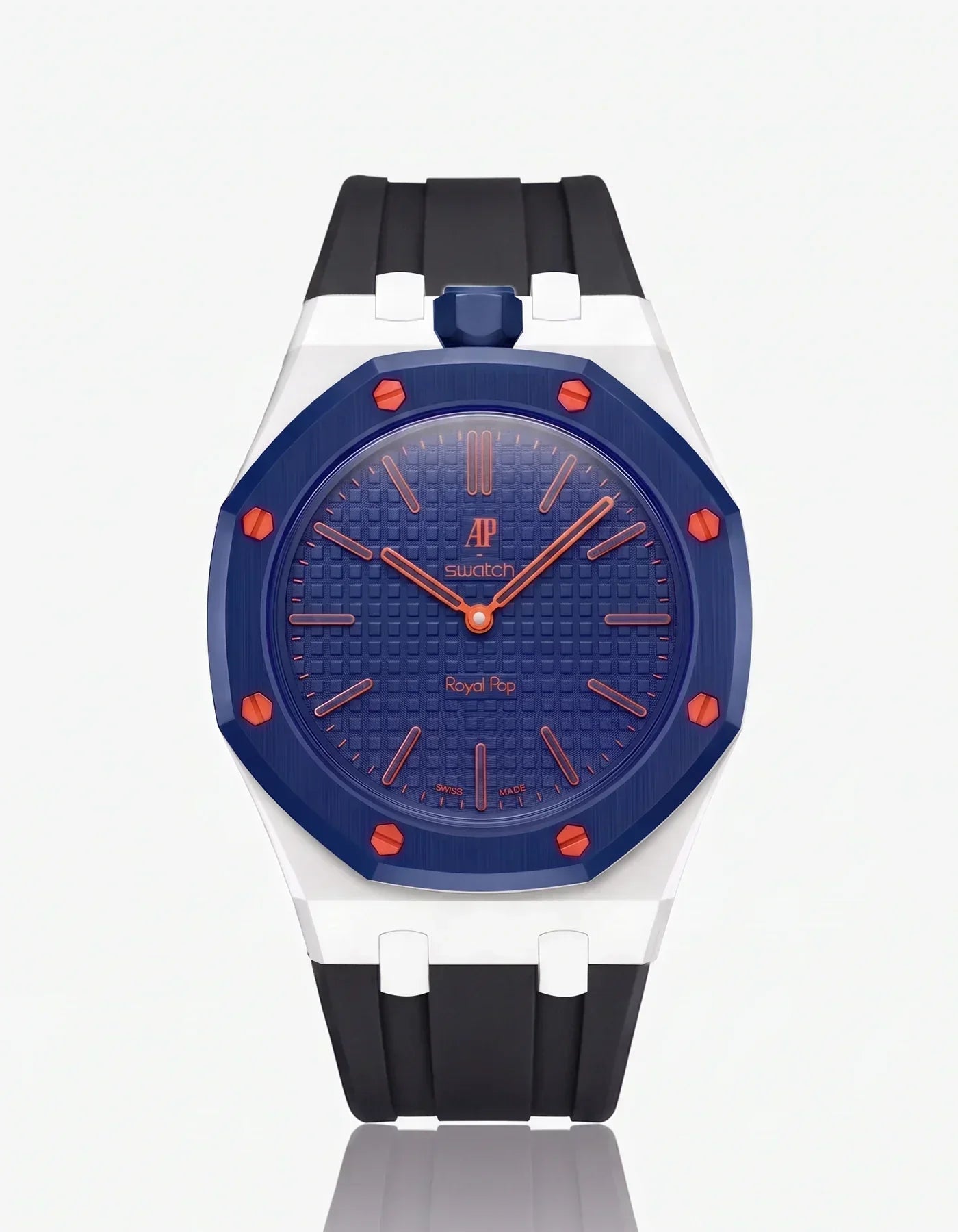 Silicone Strap & Case  Royal Pop Orenji Hachi(Customize  Colors)