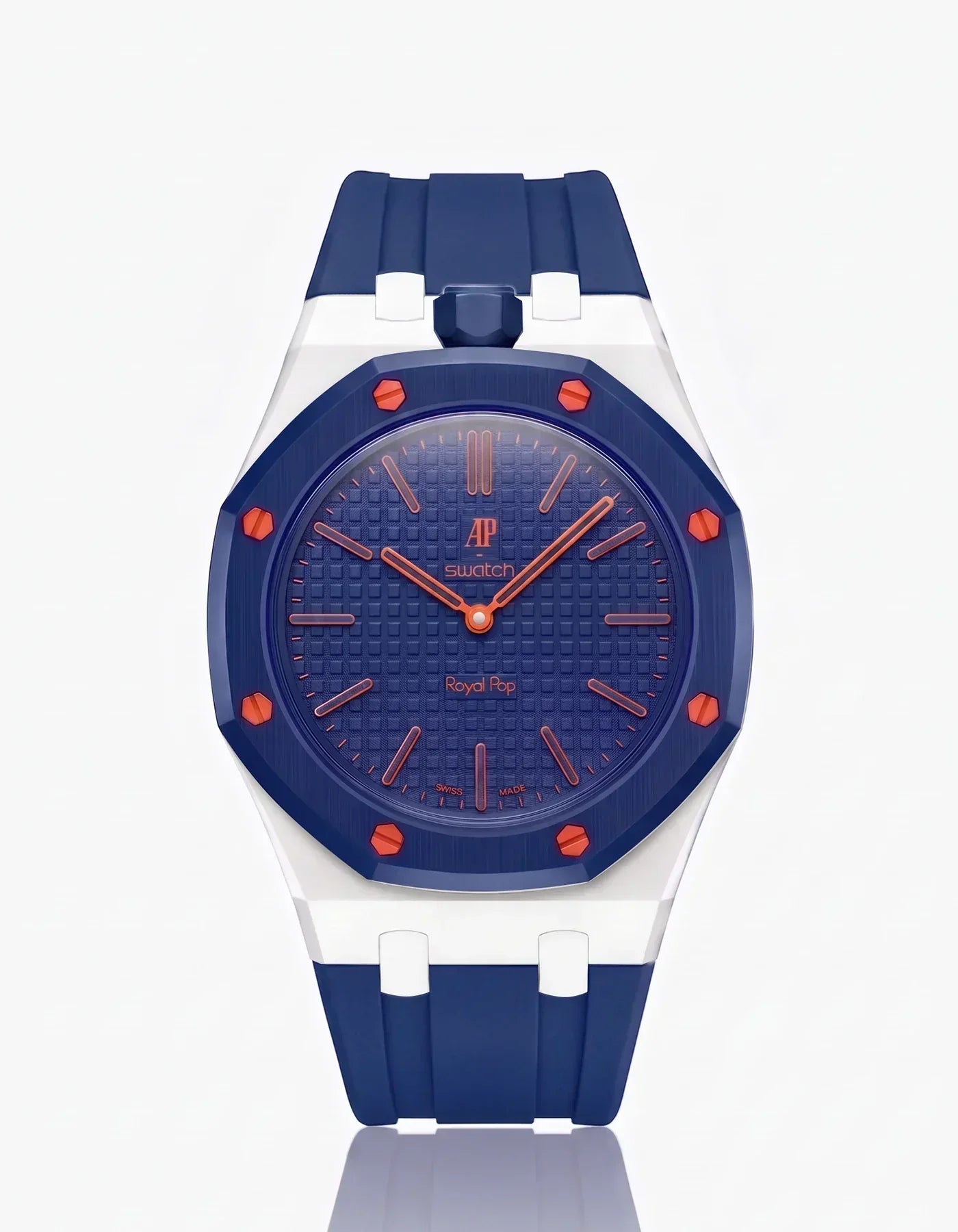 Silicone Strap & Case  Royal Pop Orenji Hachi(Customize  Colors)
