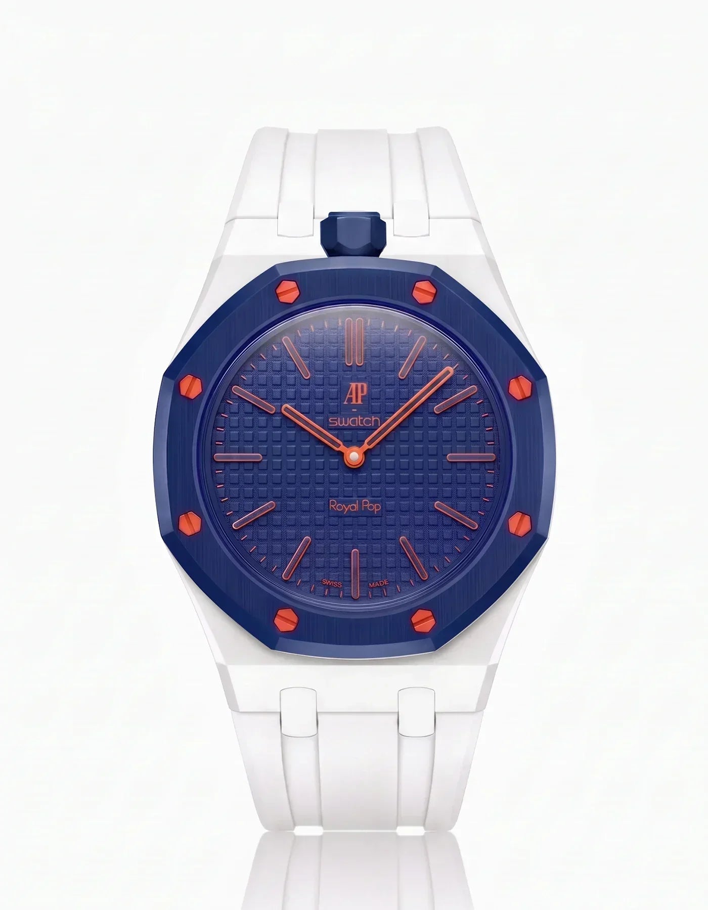 Silicone Strap & Case  Royal Pop Orenji Hachi(Customize  Colors)