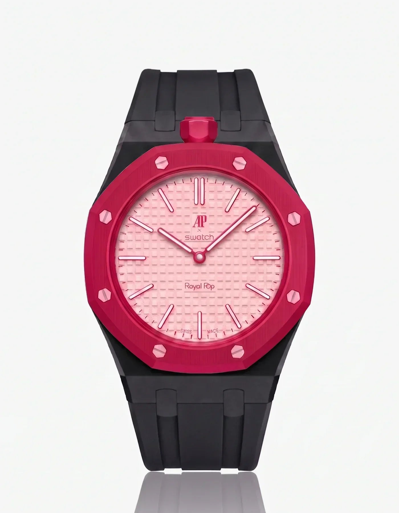Silicone Strap &  Case  Royal Pop Otto Rosso(Customize  Colors)