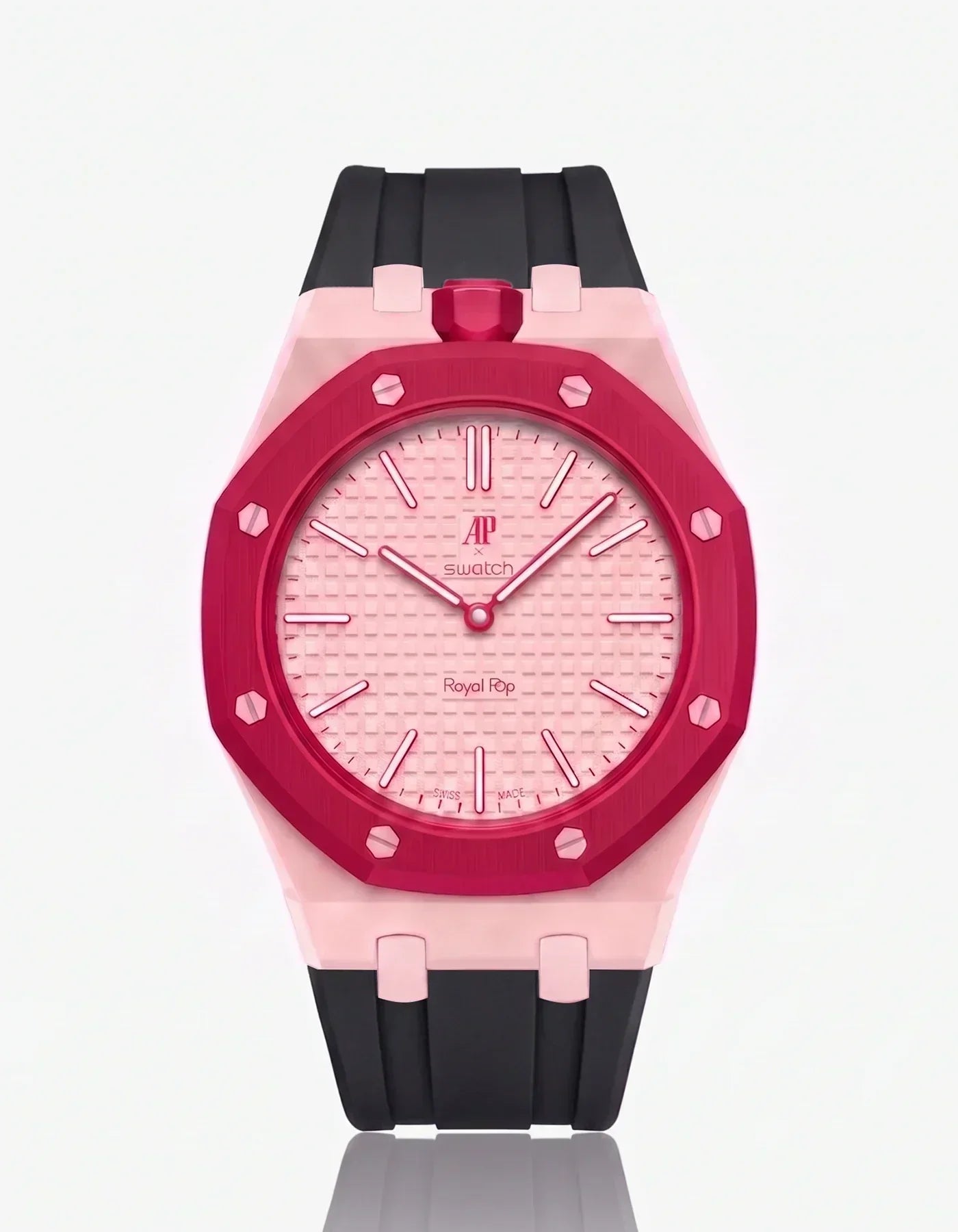 Silicone Strap &  Case  Royal Pop Otto Rosso(Customize  Colors)
