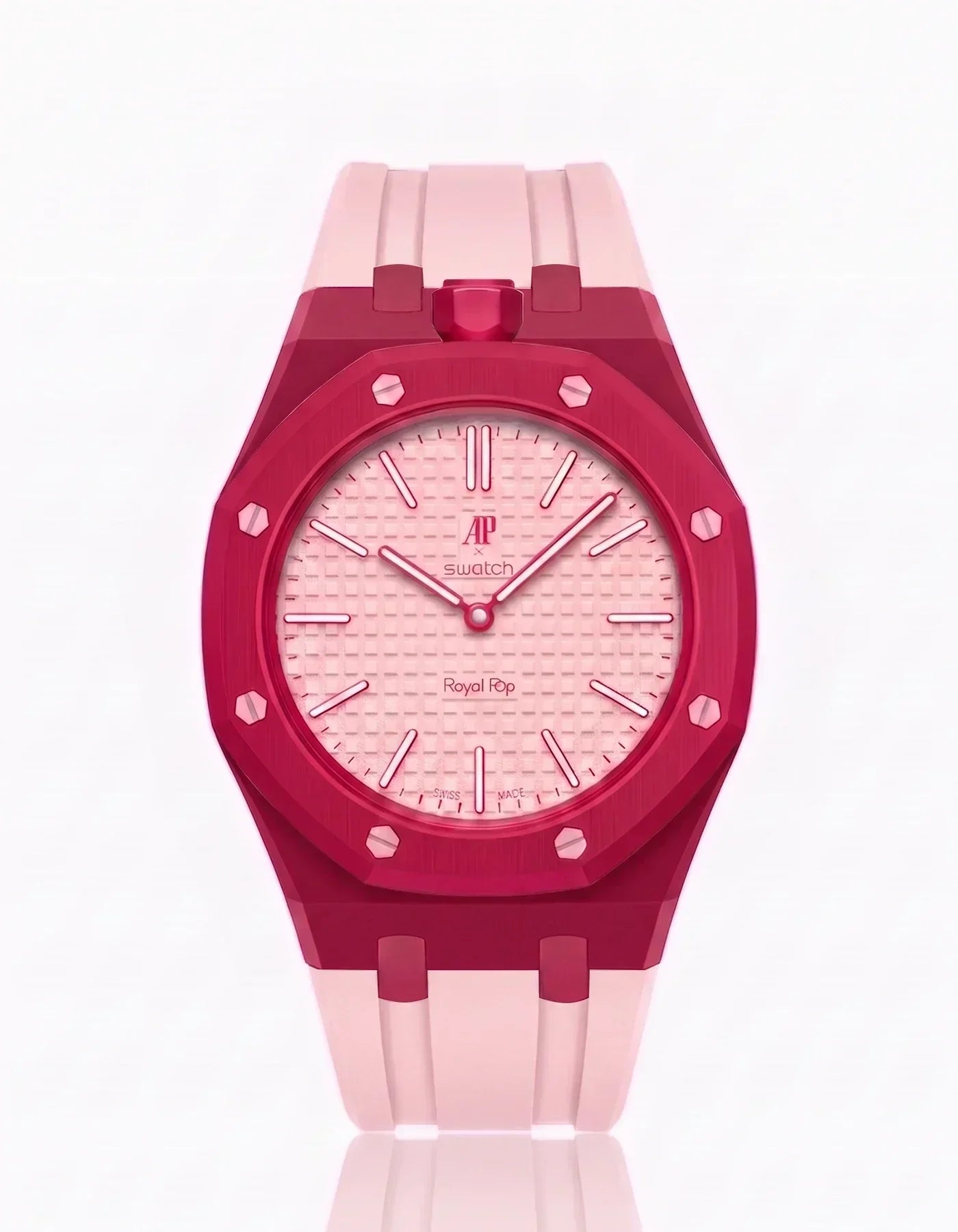 Silicone Strap &  Case  Royal Pop Otto Rosso(Customize  Colors)
