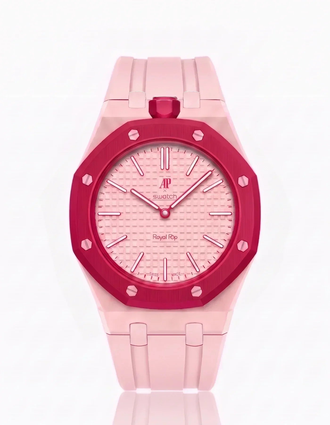 Silicone Strap &  Case  Royal Pop Otto Rosso(Customize  Colors)